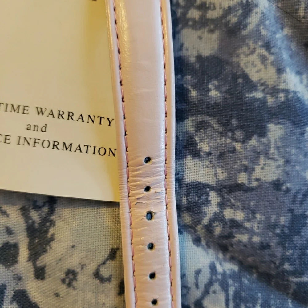Liz Claiborne Pink Blush Leather Watch